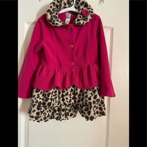 Girls pink coat